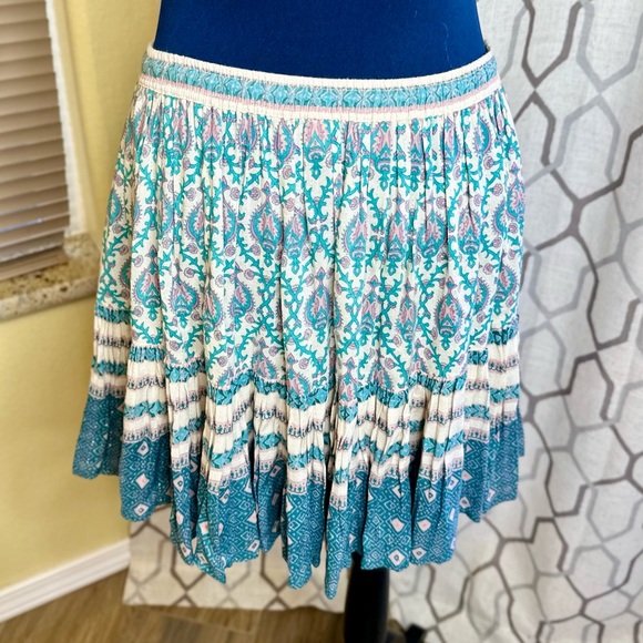 EUC Spell & the Gypsy Collective Sage Oracle Multi Color Bohemian Mini Skirt - Picture 8 of 12